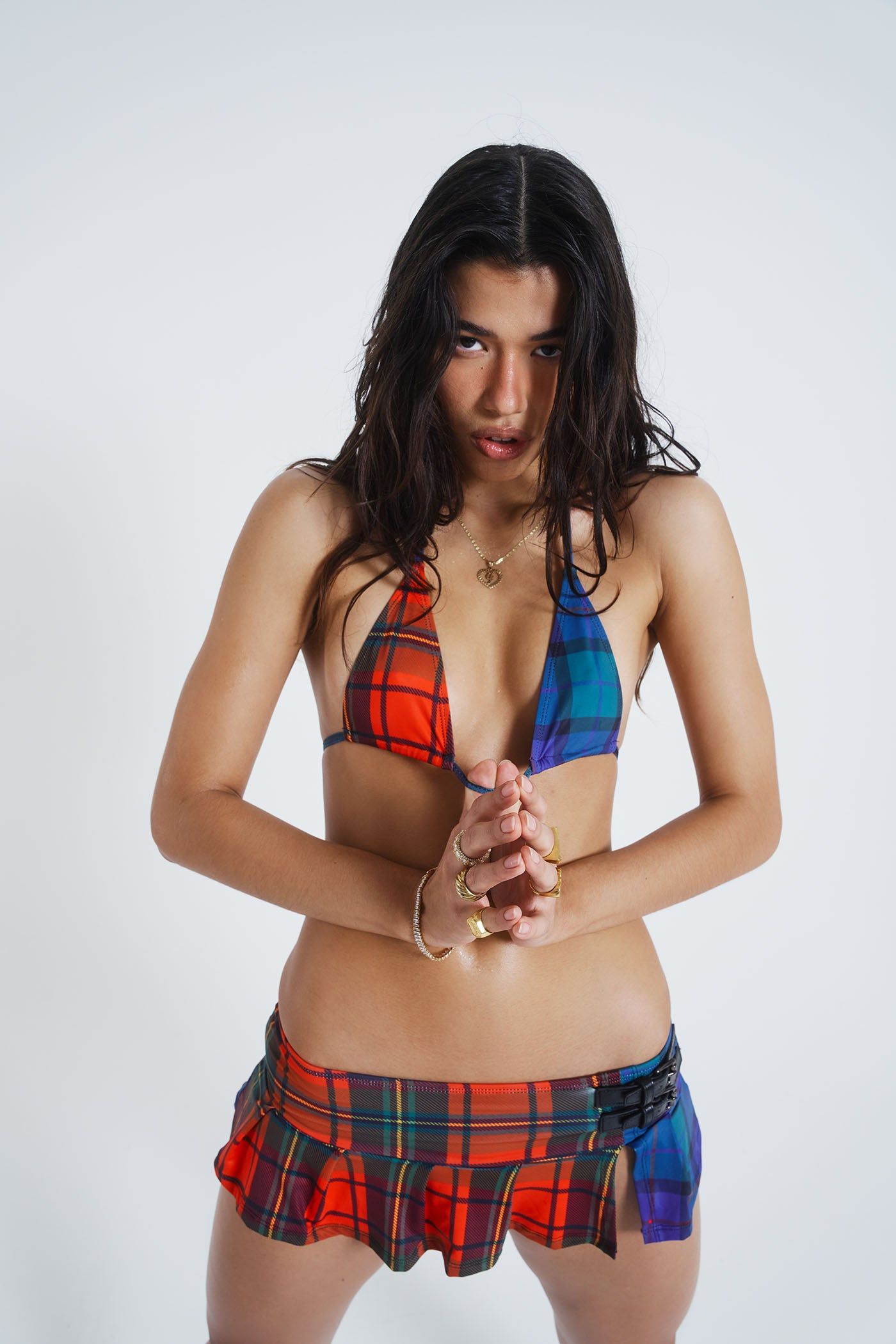 Shetland Kilt Bikini Bottoms sold by Jaded London product image thumbnail 7