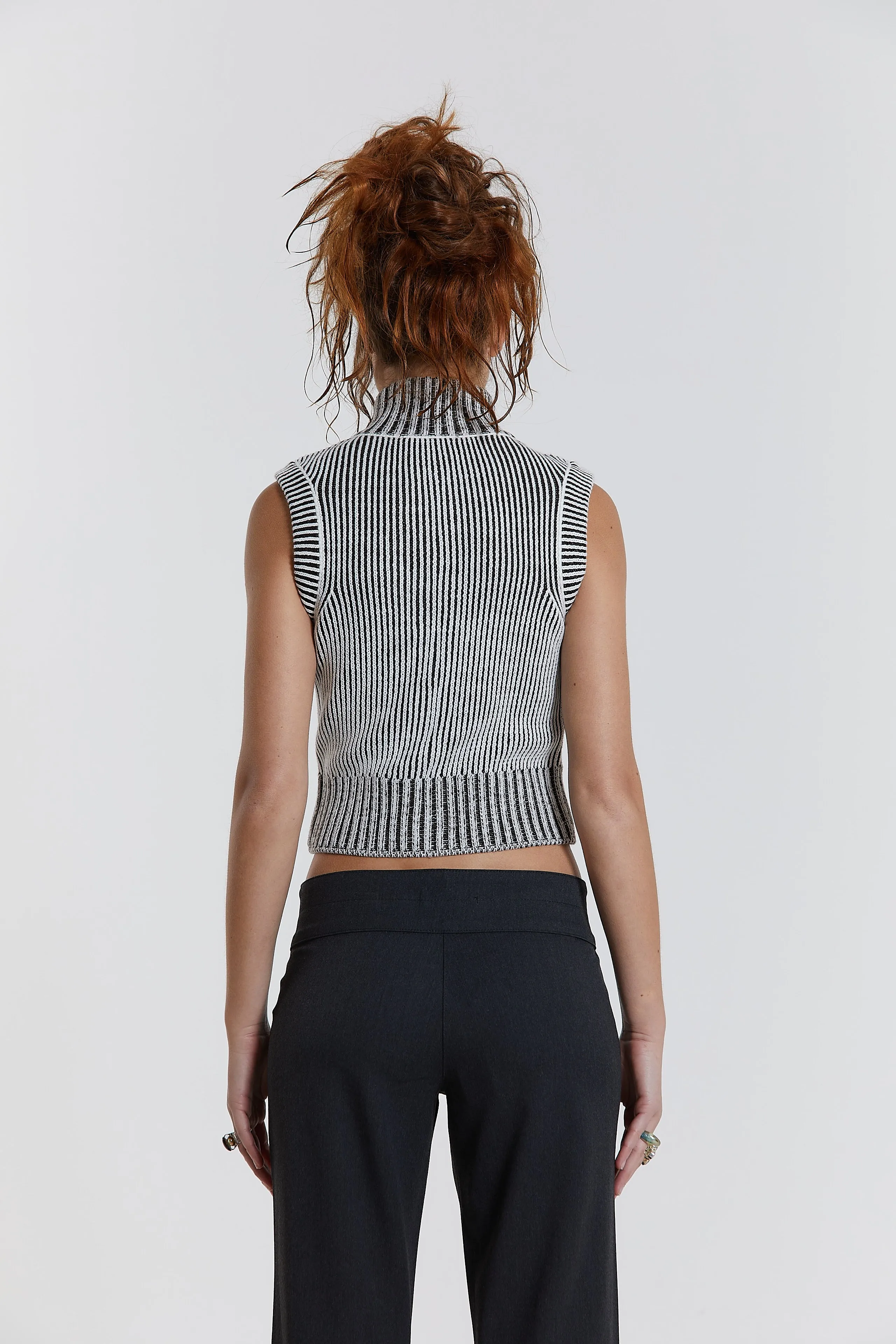 Maddox Sleeveless Knitted Top sold by Jaded London product image thumbnail 3