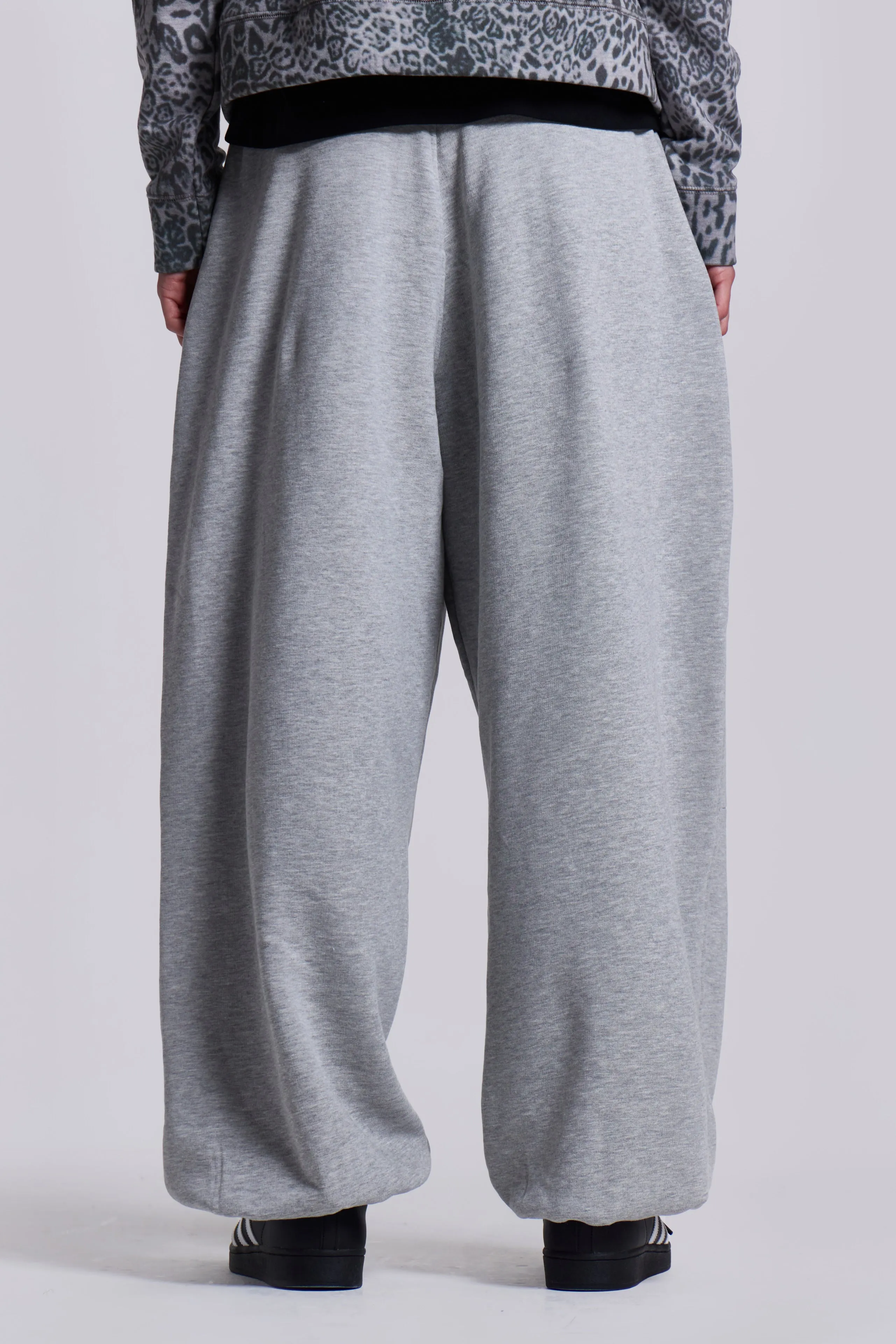 Grey Marl Cuffed Baggy Monster Joggers sold by Jaded London product image thumbnail 3