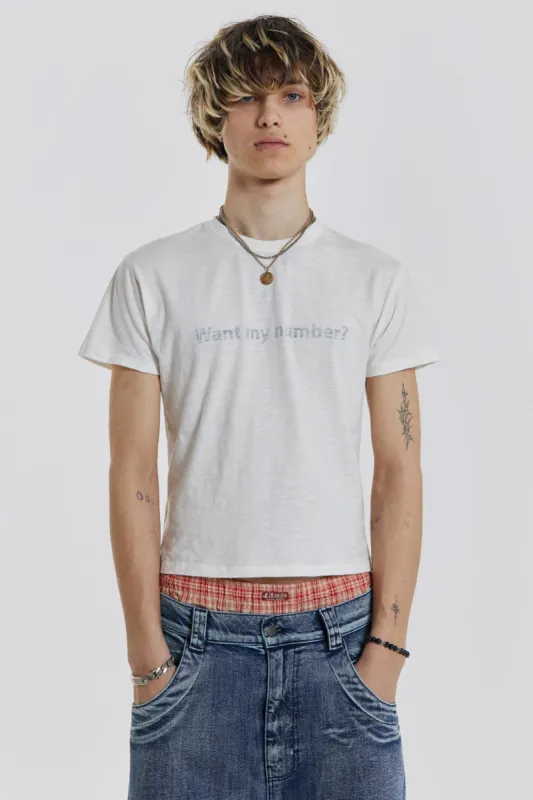 Want my number? Tee sold by Jaded London