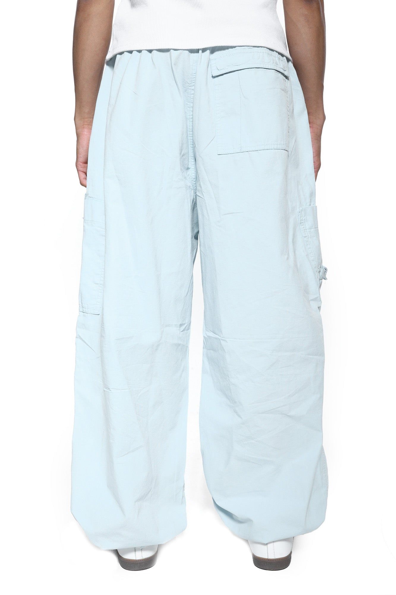 Powder Blue Parachute Cargo Pants sold by Jaded London product image thumbnail 5