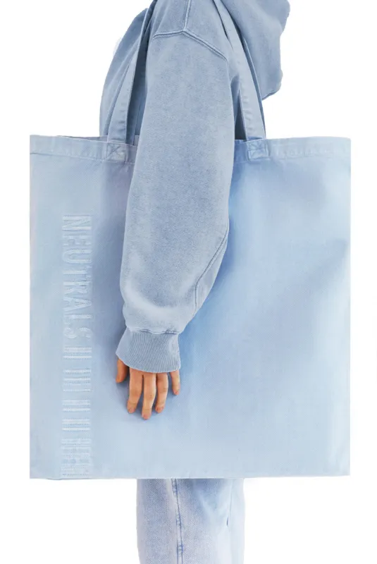NTRLS Powder Blue Oversized Tote Bag sold by Jaded London