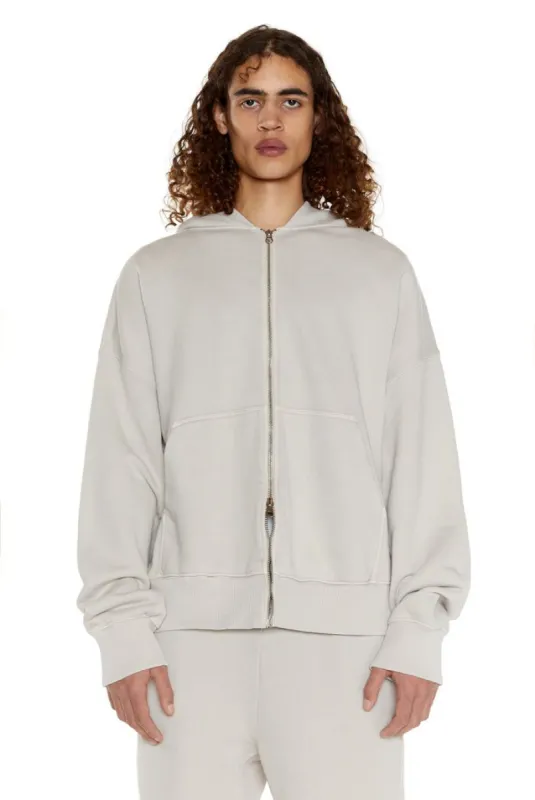 NTRLS Stone Oversized Zip Through Hoodie sold by Jaded London