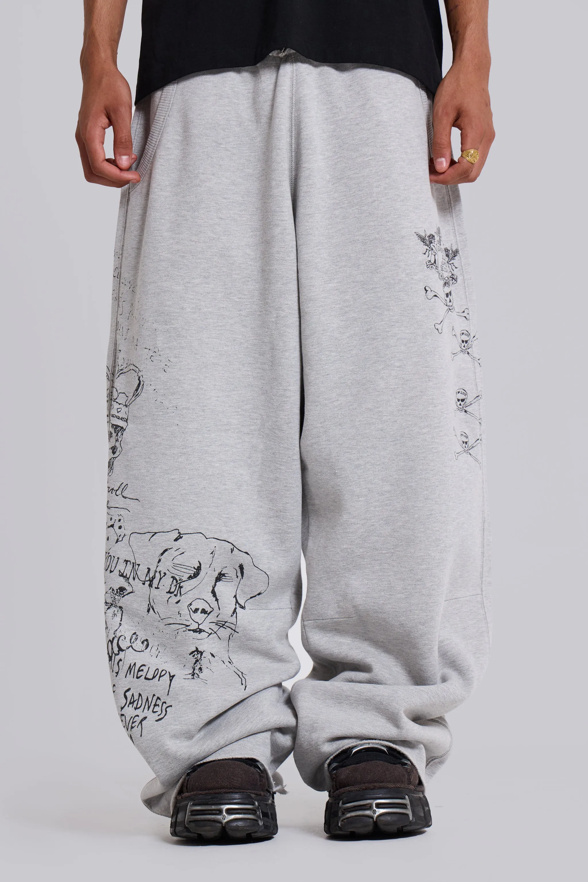 Scribble Monster Joggers sold by Jaded London product image thumbnail 2