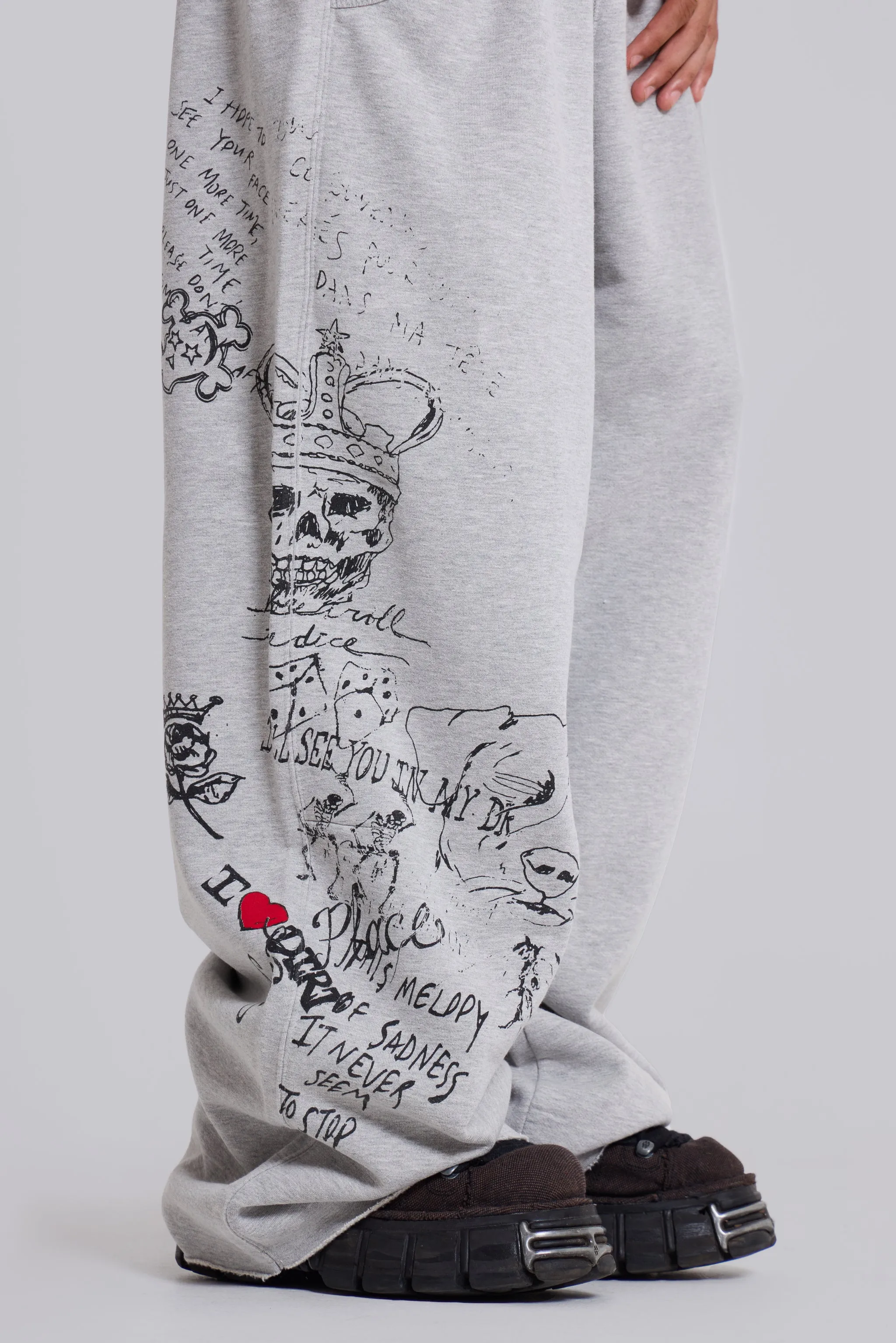 Scribble Monster Joggers sold by Jaded London product image thumbnail 4