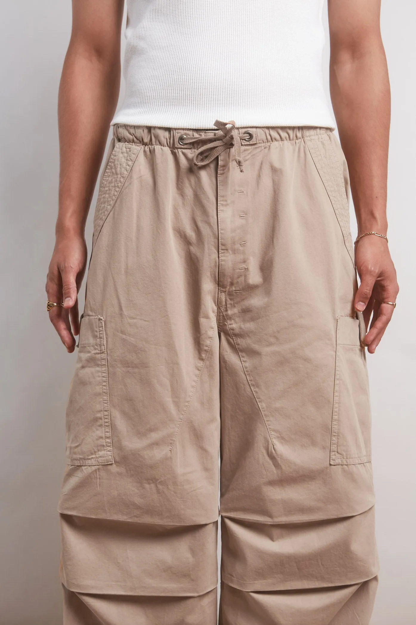 Mushroom Parachute Cargo Pants sold by Jaded London product image thumbnail 4