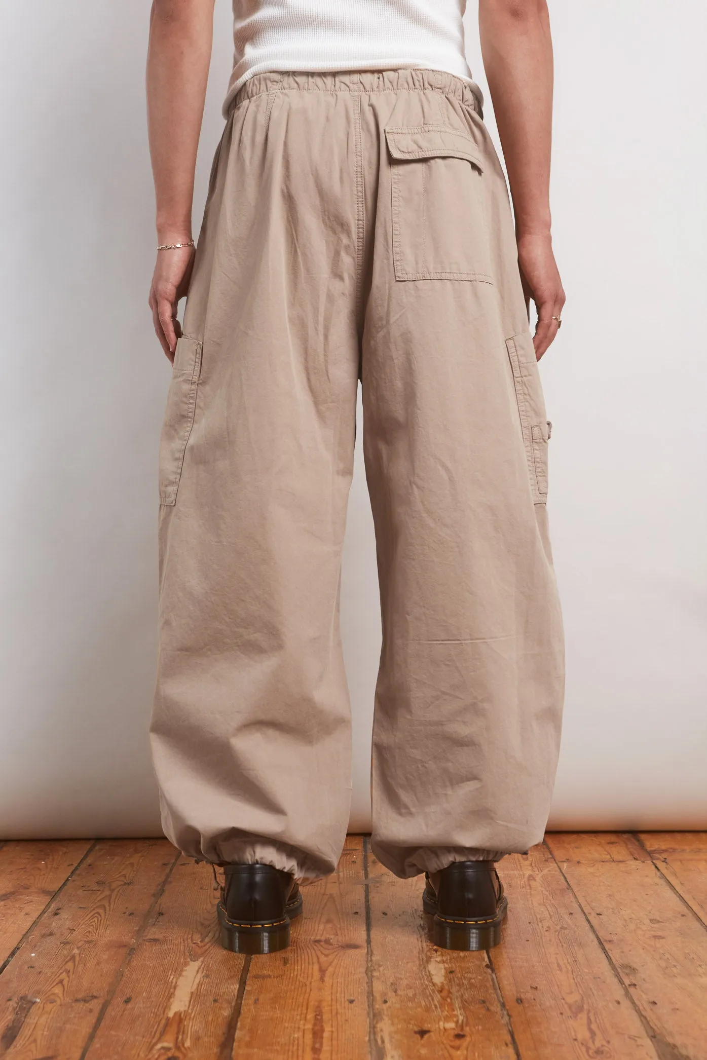 Mushroom Parachute Cargo Pants sold by Jaded London product image thumbnail 3