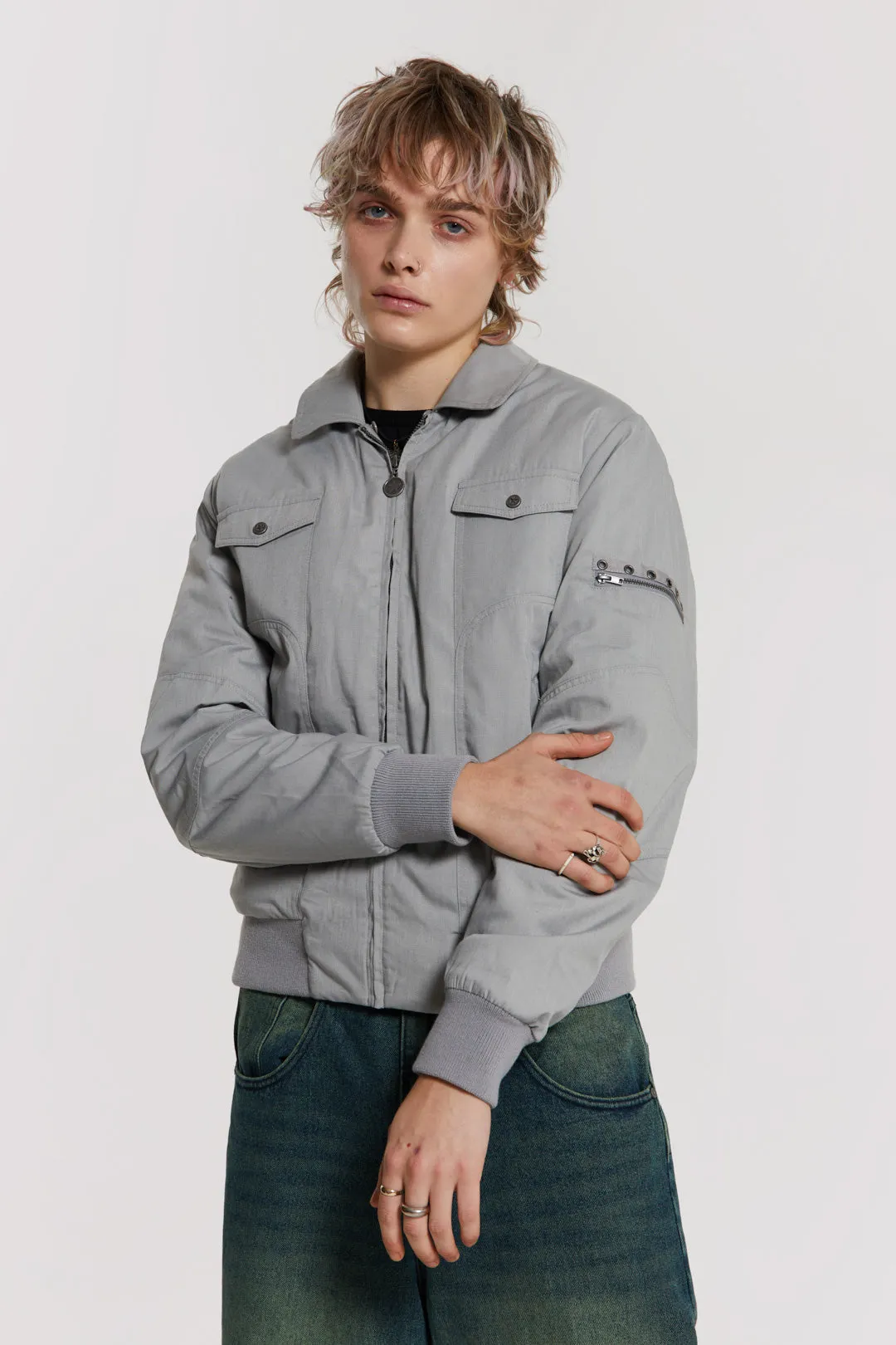 B15 Flight Jacket sold by Jaded London product image thumbnail 3