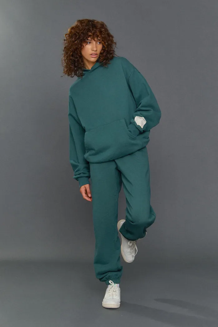 NTRLS Dark Green Oversized Hoodie sold by Jaded London product image thumbnail 4
