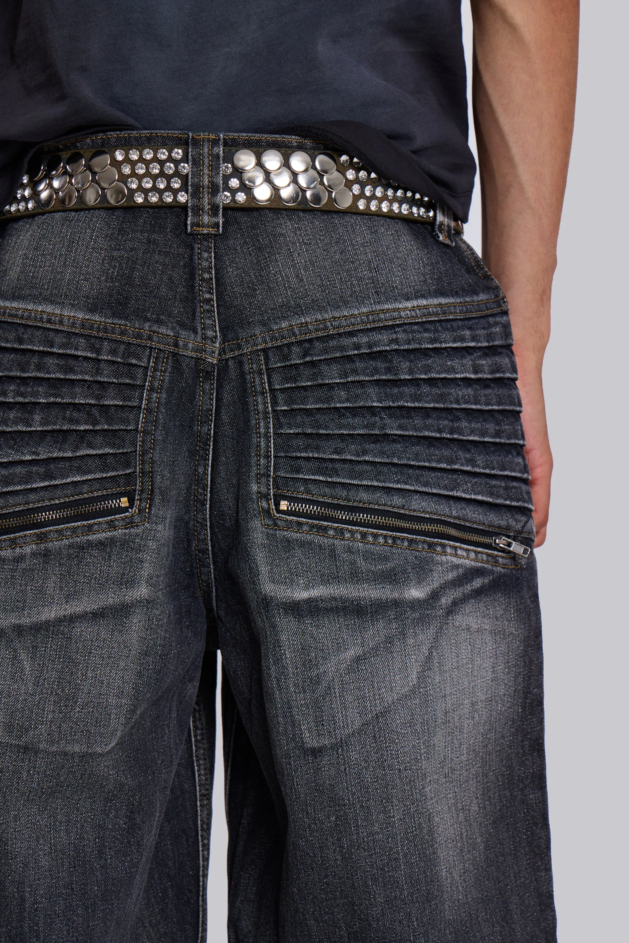 パンツ Jaded London Washed Black Colossus Jeans Shop Washed Black Colossus Jeans | Jaded London | Clothing