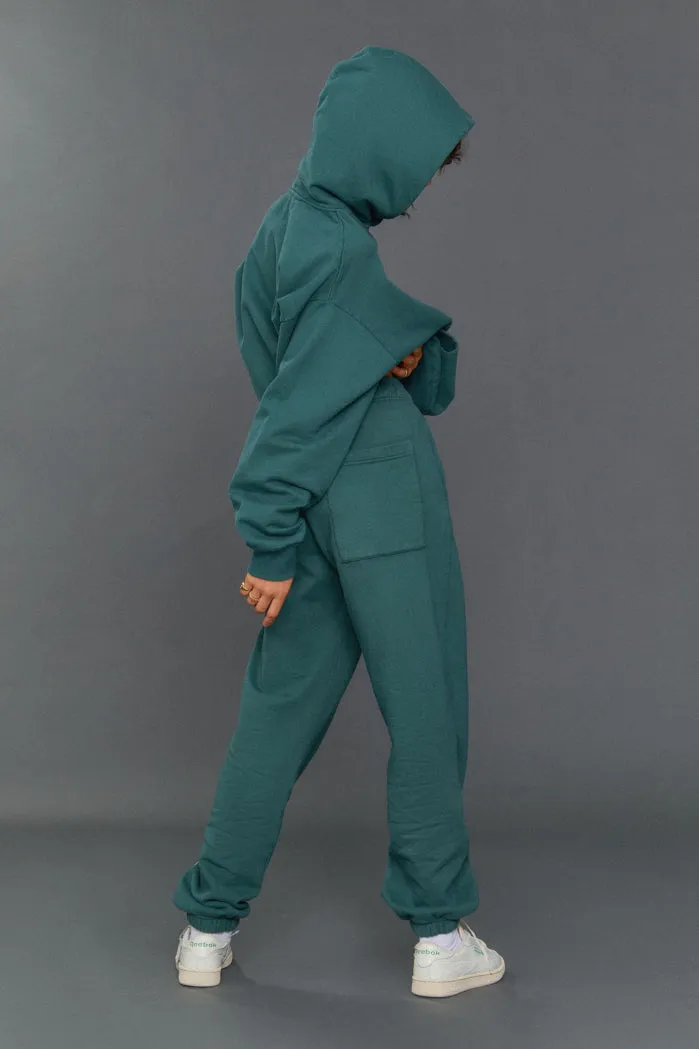 NTRLS Dark Green Oversized Hoodie sold by Jaded London product image thumbnail 5