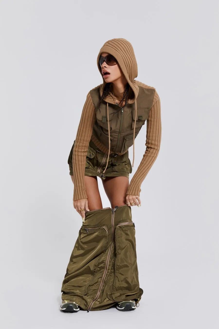 Madison 2 In 1 Cargo Maxi Skirt sold by Jaded London product image thumbnail 2