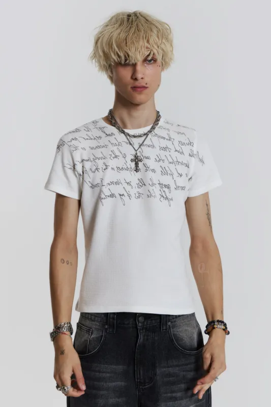 Verse Waffle Tee sold by Jaded London