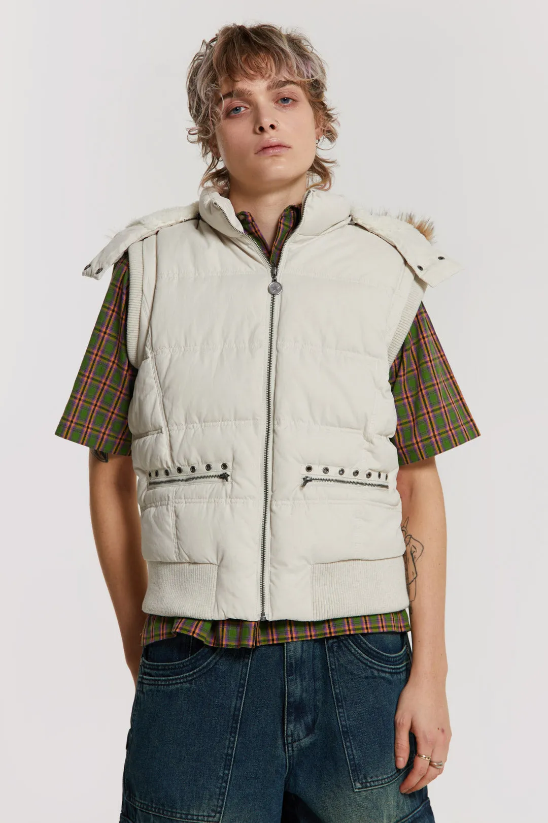 Blizzard Gilet sold by Jaded London product image thumbnail 3