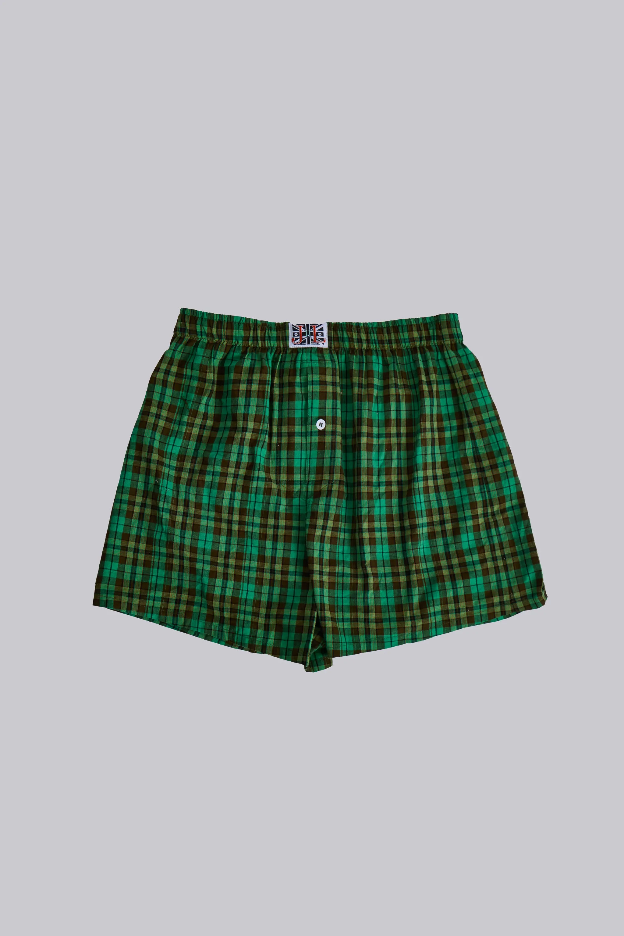 Apple Check Boxers sold by Jaded London