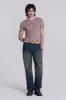 NTRLS Taupe Rib Tee sold by Jaded London