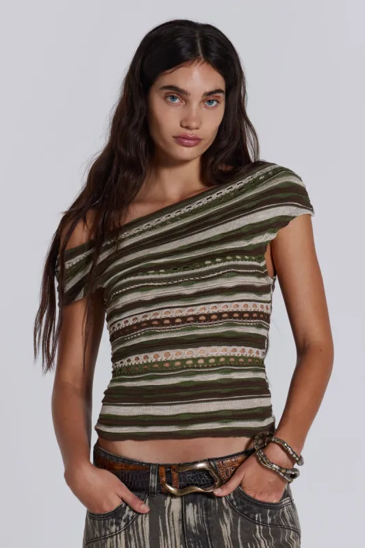 Drew Knit Top sold by Jaded London