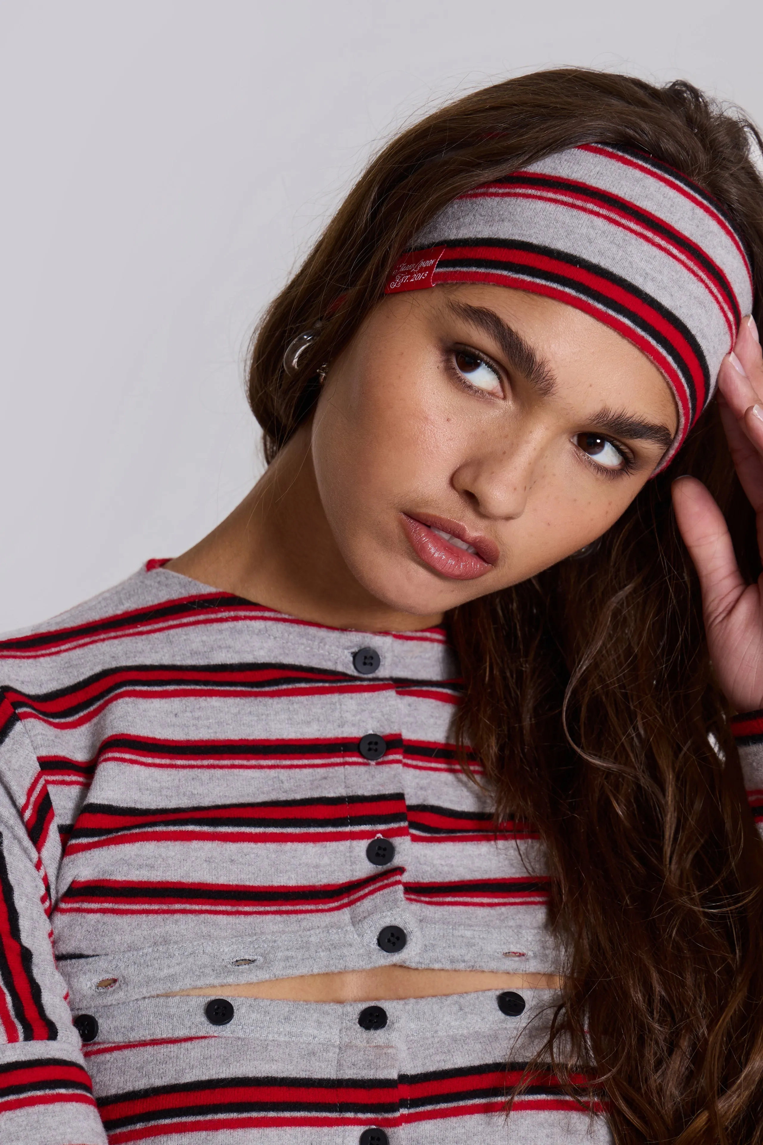 Isla Stripe Headband sold by Jaded London product image thumbnail 3