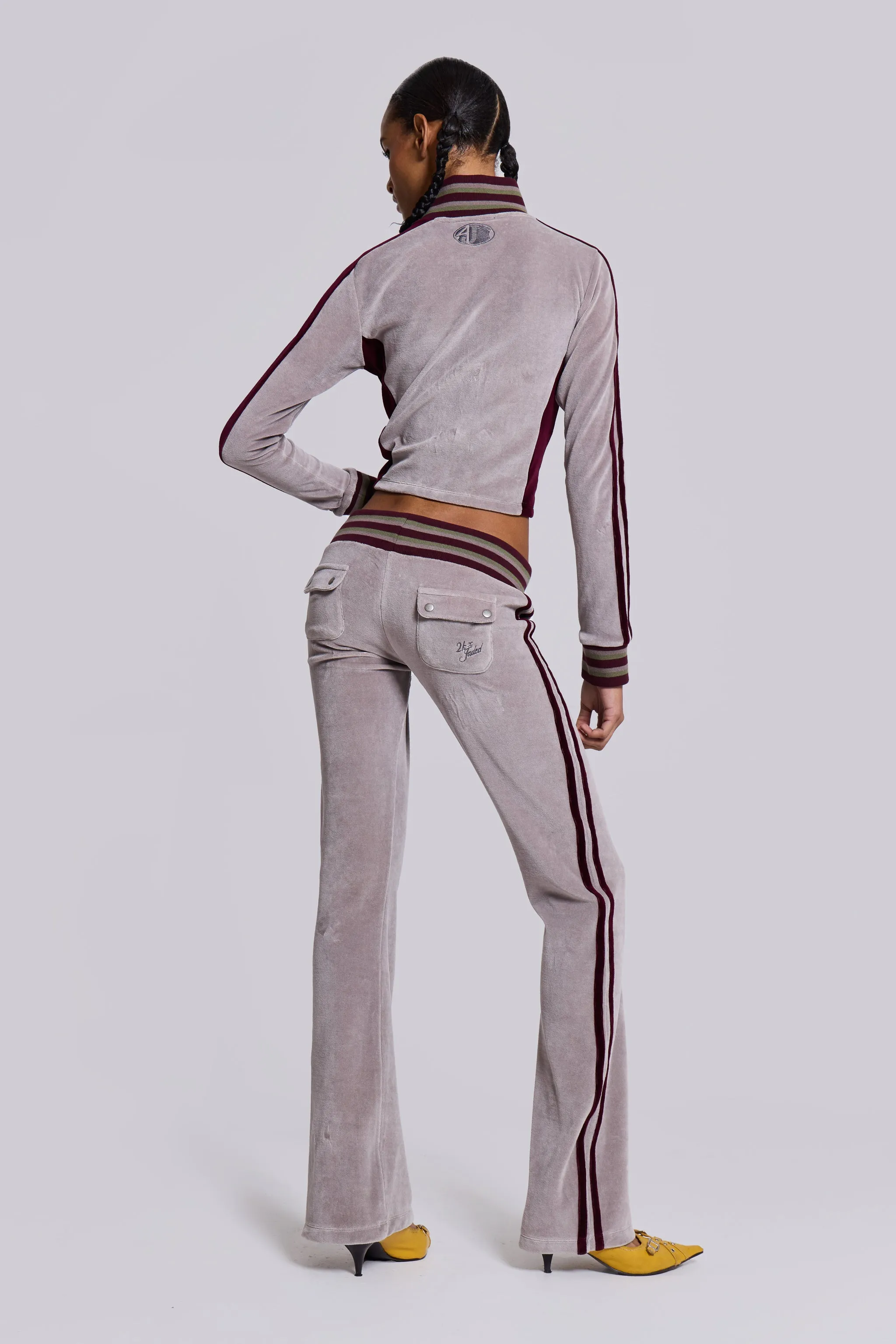 27 Velour Track Top sold by Jaded London product image thumbnail 4