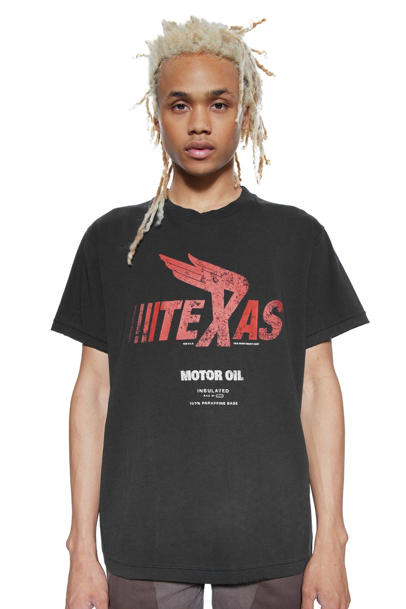 Vintage Black Texas T-Shirt sold by Jaded London