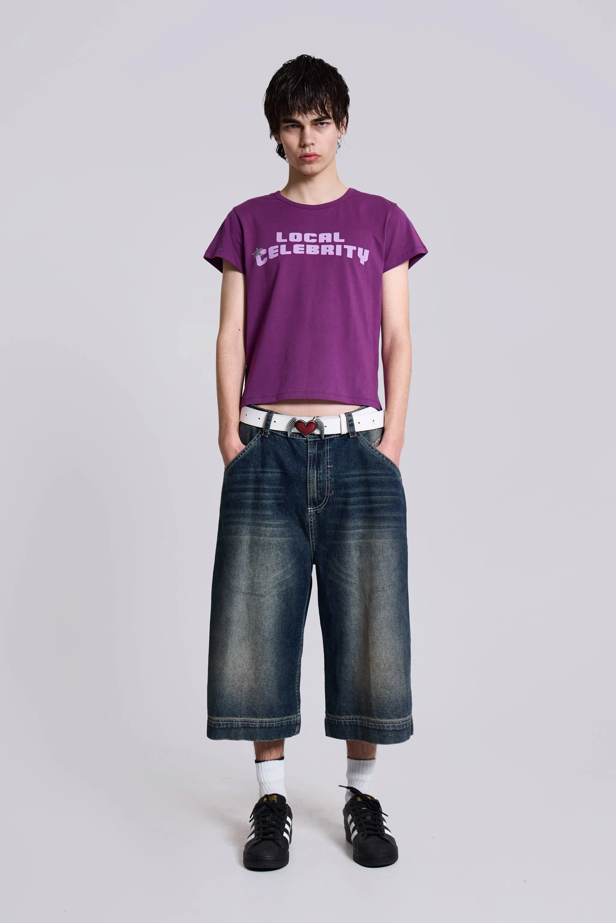 LDN Denim Jorts sold by Jaded London product image thumbnail 5