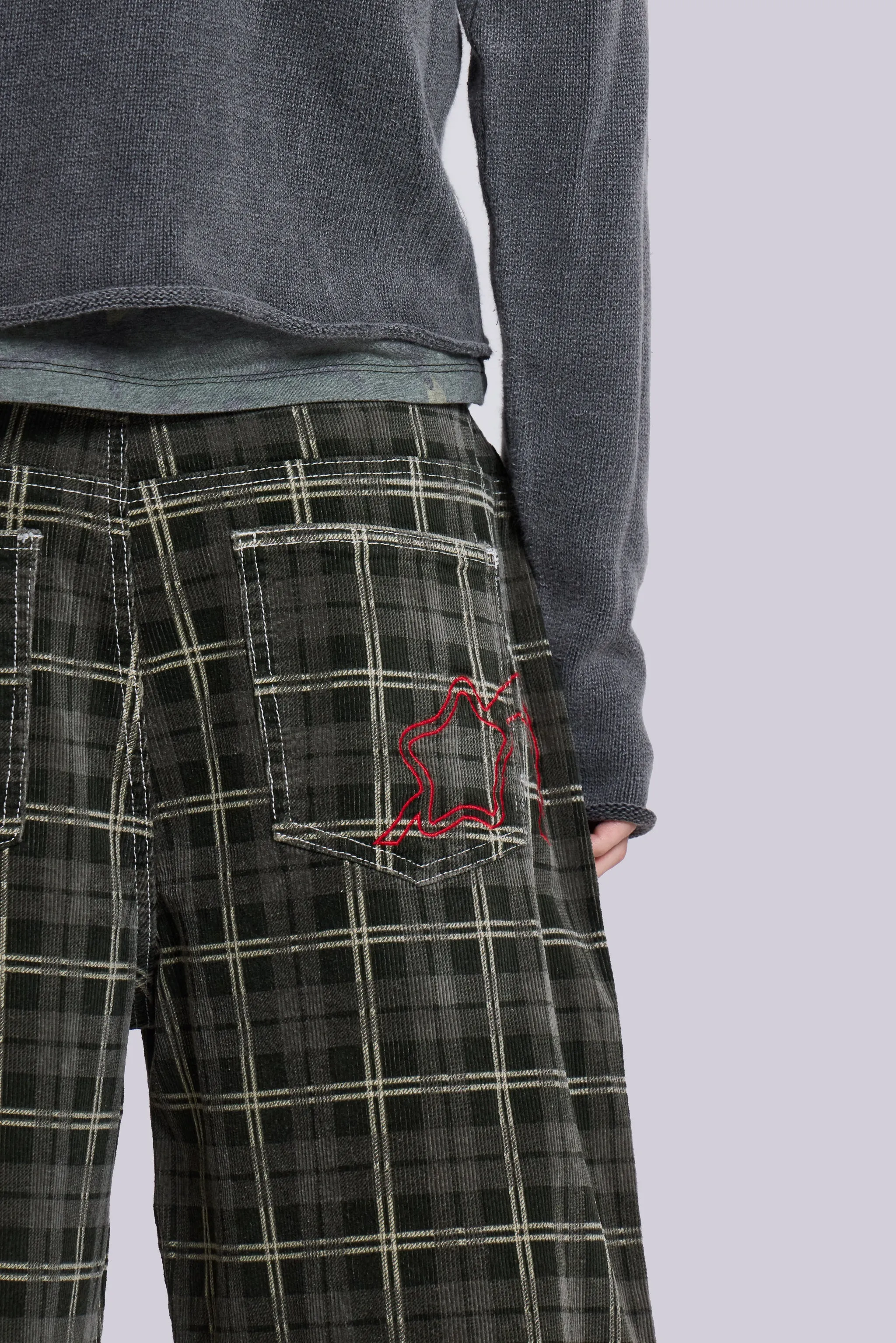 Brooklyn Cord Jumbo Jorts sold by Jaded London product image thumbnail 5