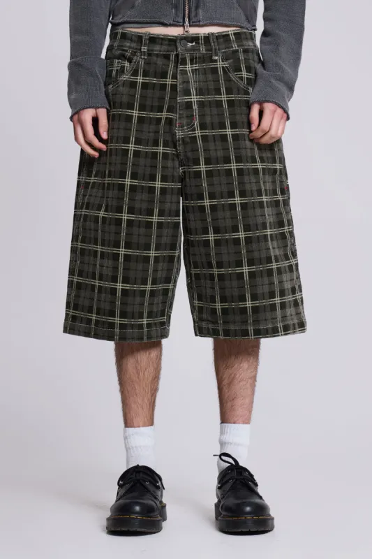 Brooklyn Cord Jumbo Jorts sold by Jaded London