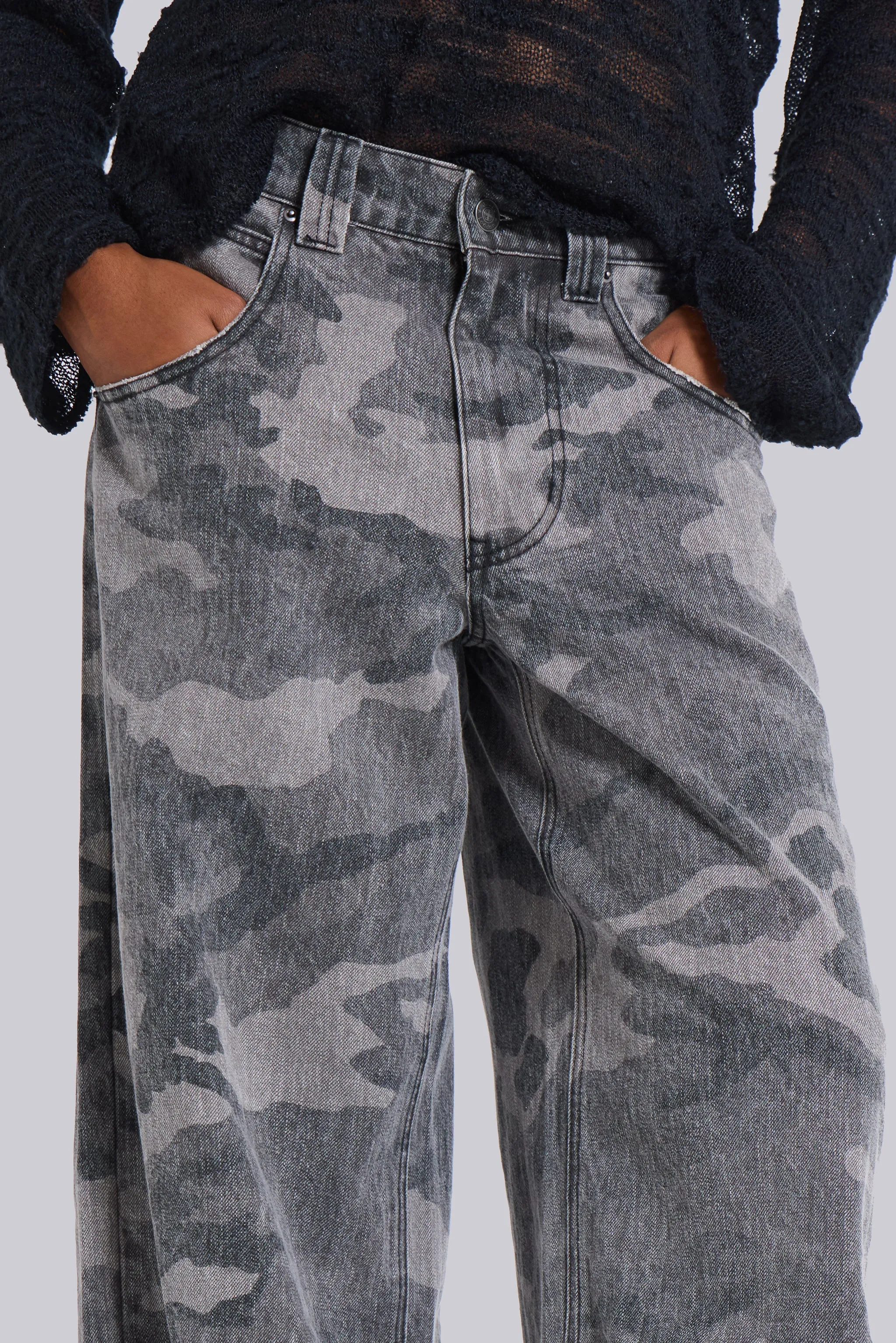 Camo Fade Colossus Jeans sold by Jaded London product image thumbnail 5