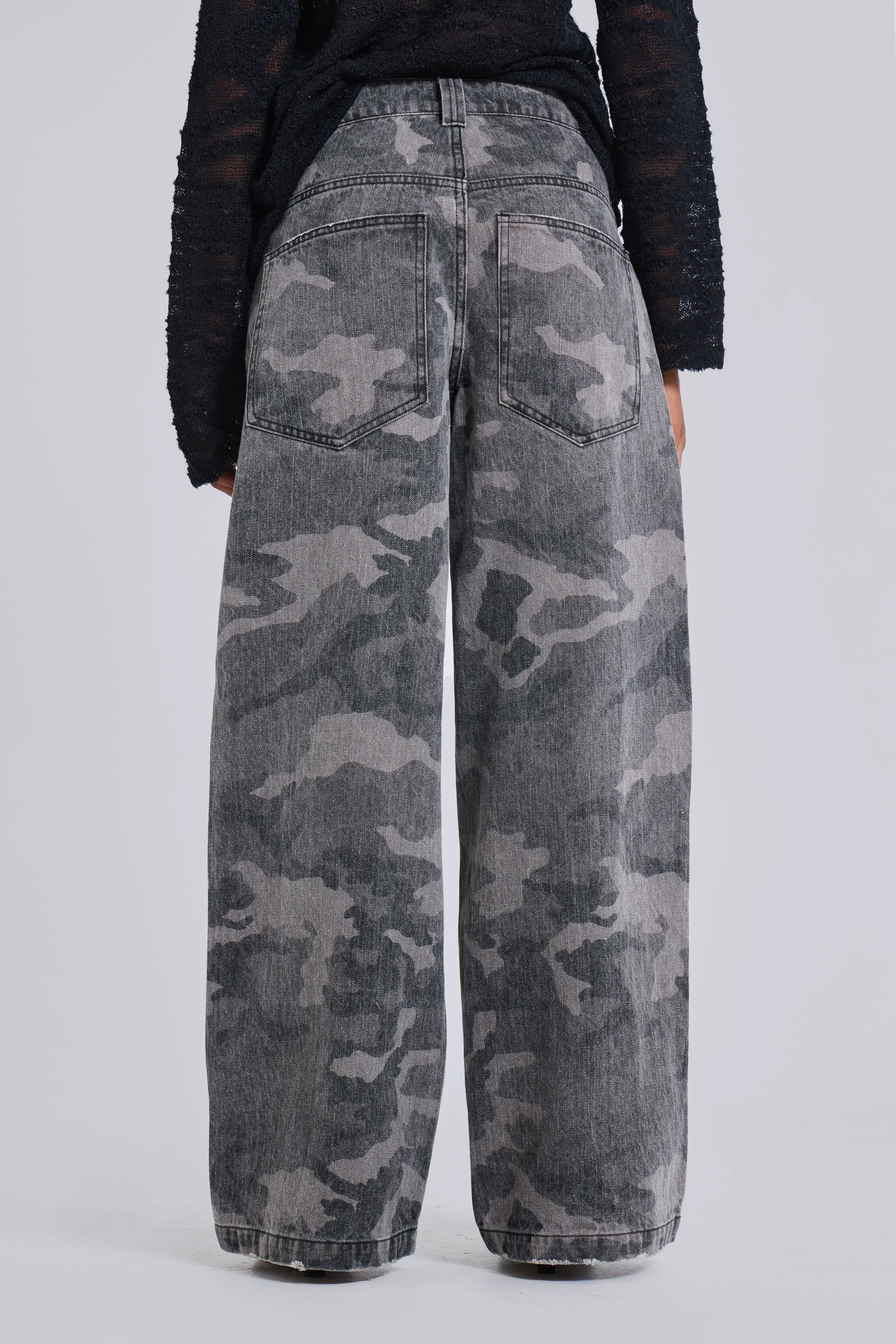 Camo Fade Colossus Jeans sold by Jaded London product image thumbnail 3