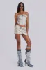 Axel Faux Leather Corset Top sold by Jaded London