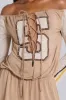 Maia Lace Up Mini Dress sold by Jaded London