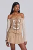 Maia Lace Up Mini Dress sold by Jaded London