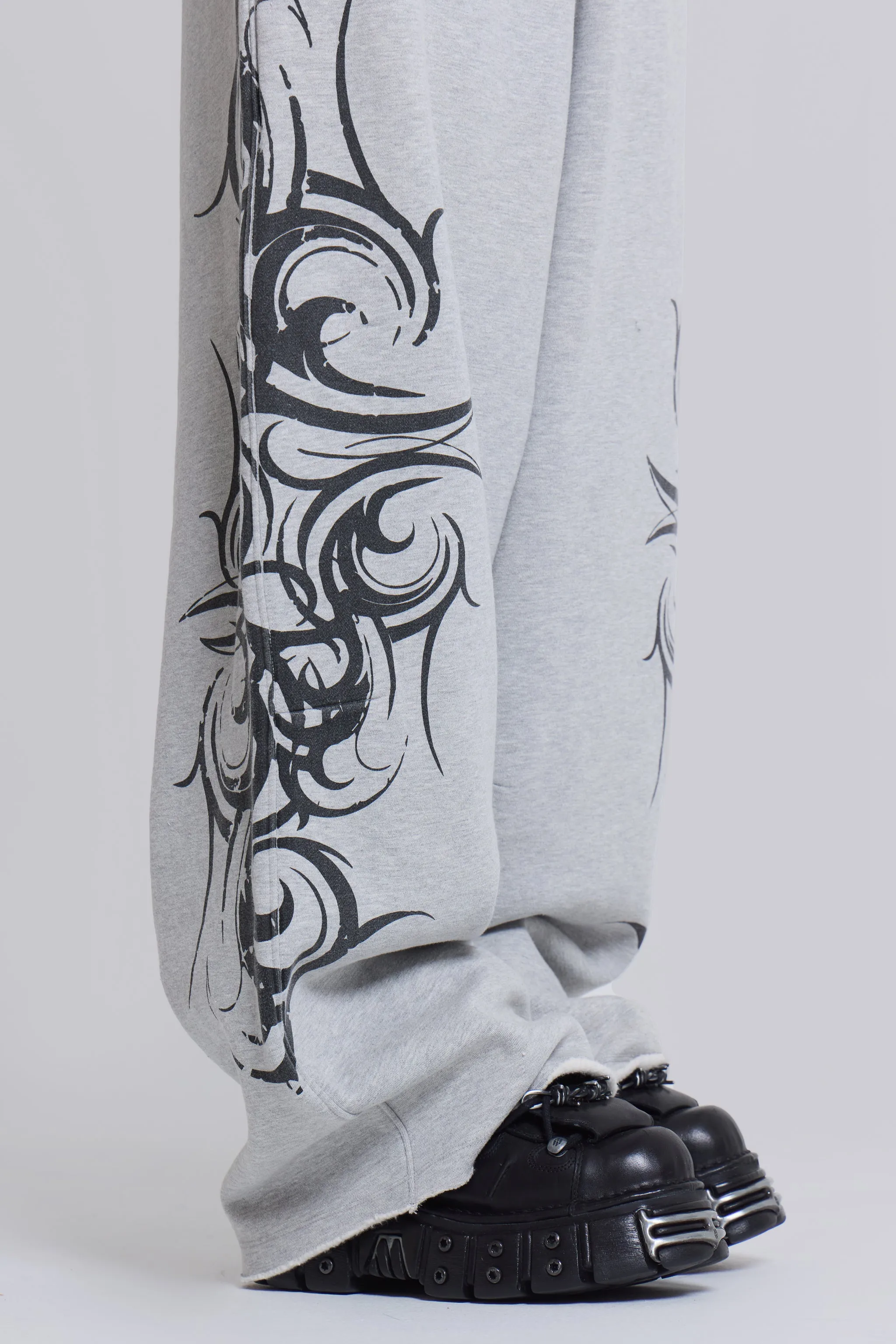 Grey Baggy Blade Joggers sold by Jaded London product image thumbnail 3