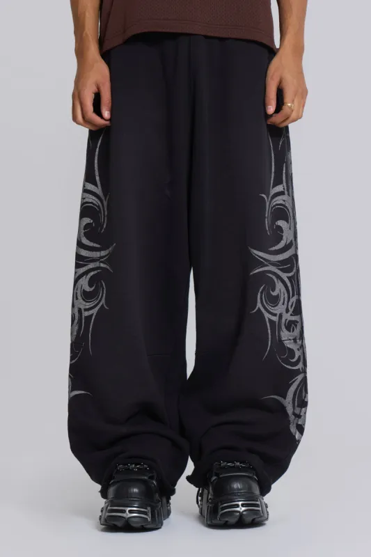 Pink Baggy Cuffed Monster Joggers | Jaded London | Clothing