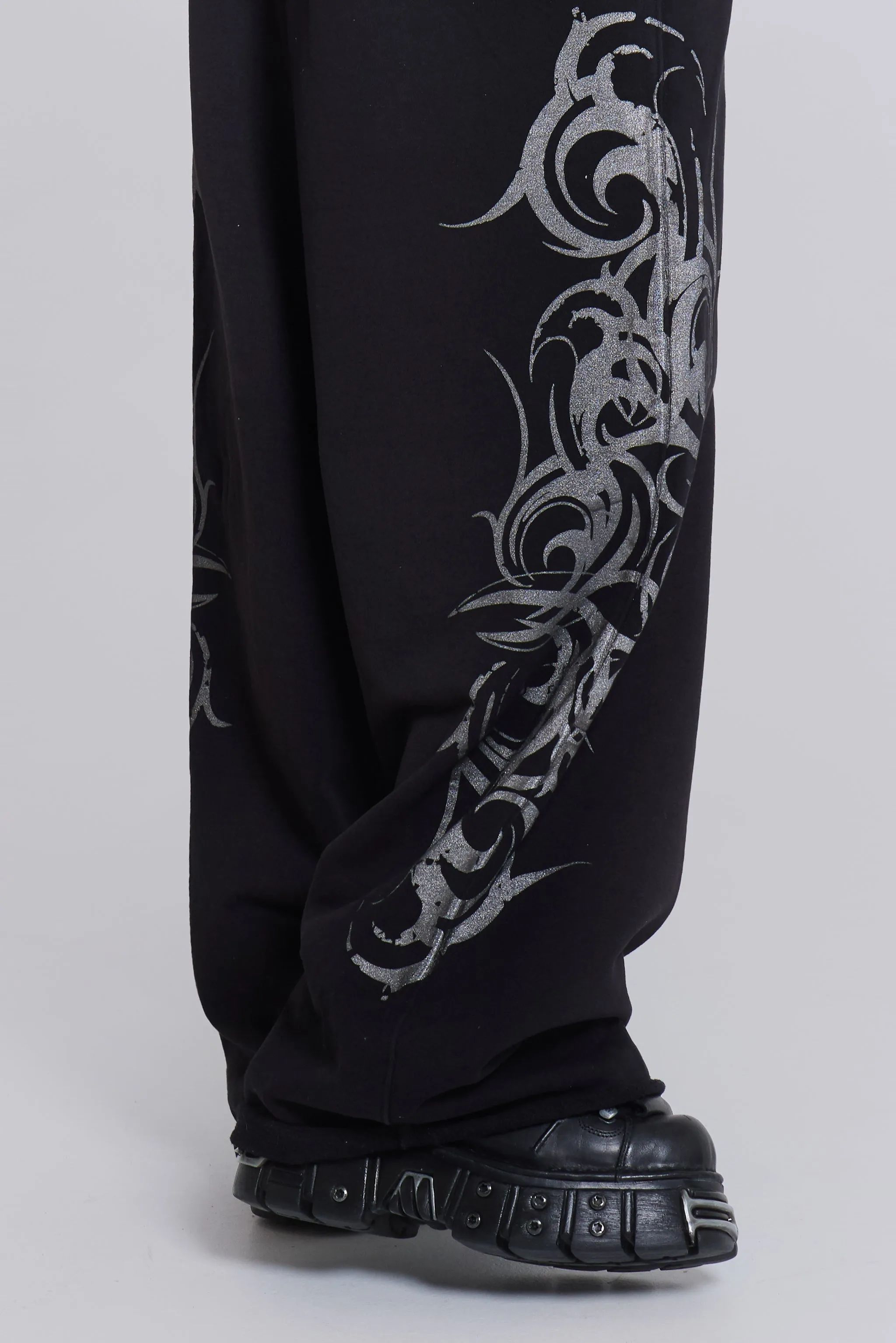 Black Baggy Blade Joggers sold by Jaded London product image thumbnail 3