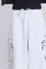 White Baggy Blade Joggers sold by Jaded London