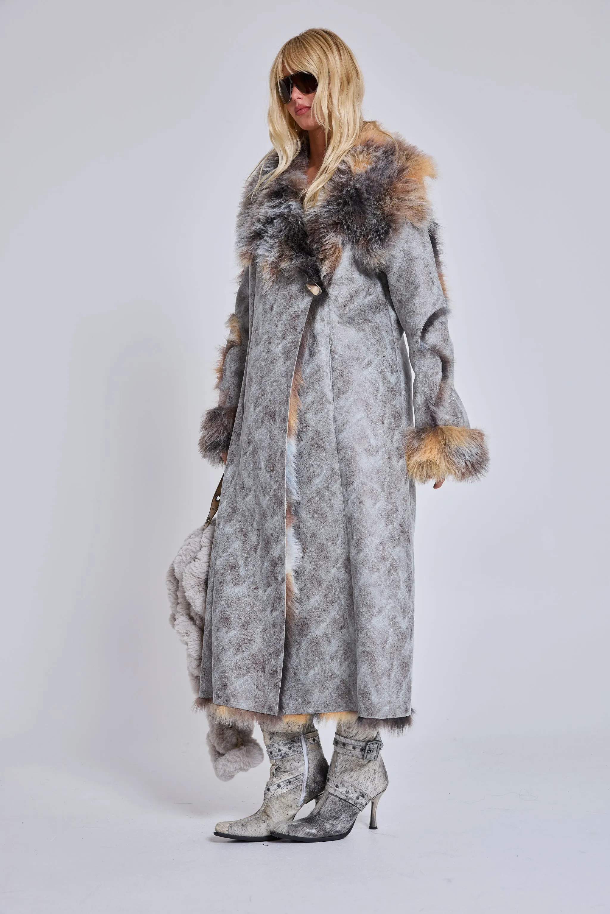 Alpha Faux Shearling Coat sold by Jaded London product image thumbnail 5