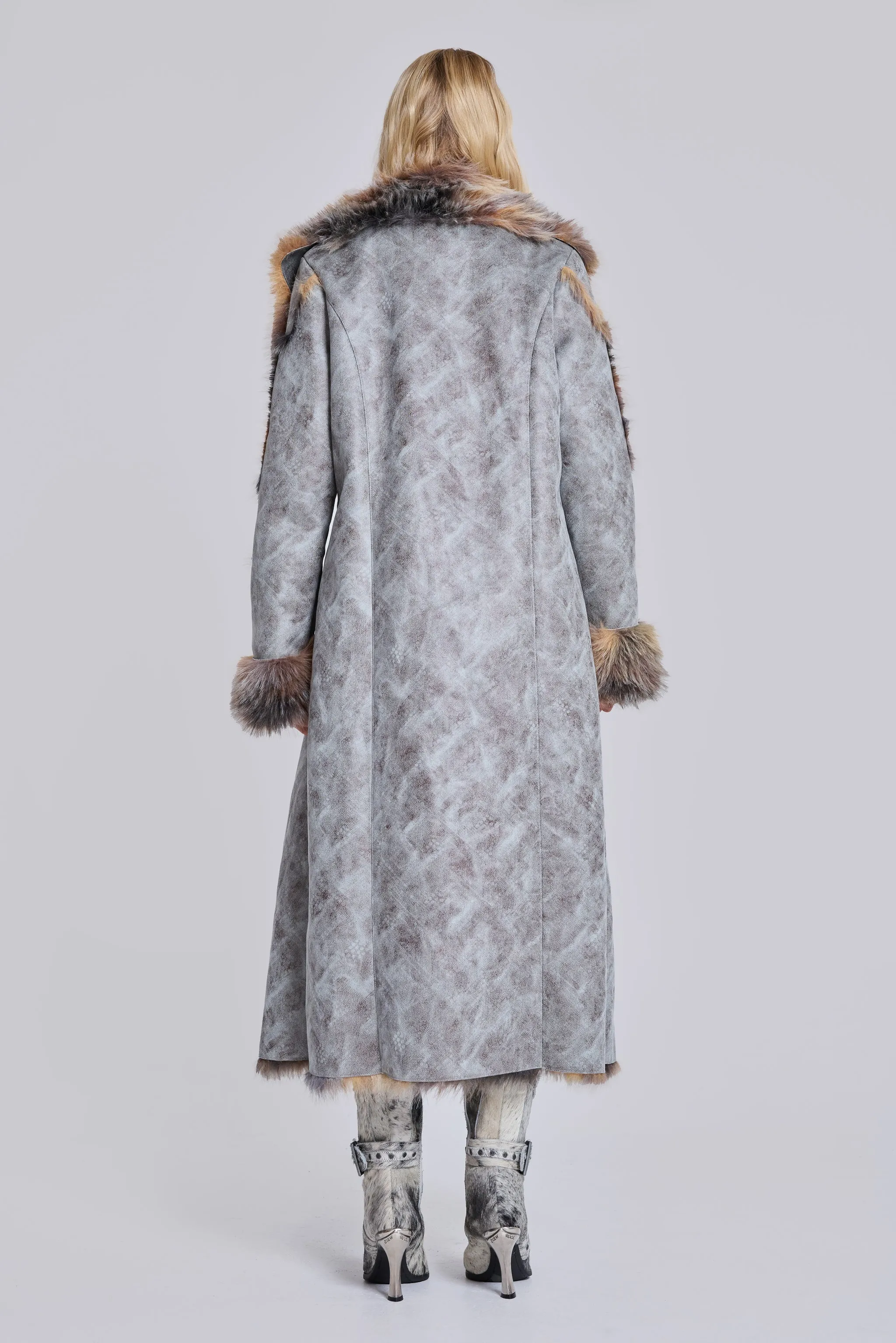 Alpha Faux Shearling Coat sold by Jaded London product image thumbnail 4