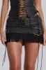 Odile Faux Leather & Suede Mini Skirt sold by Jaded London
