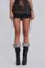 Odile Faux Leather & Suede Mini Skirt sold by Jaded London