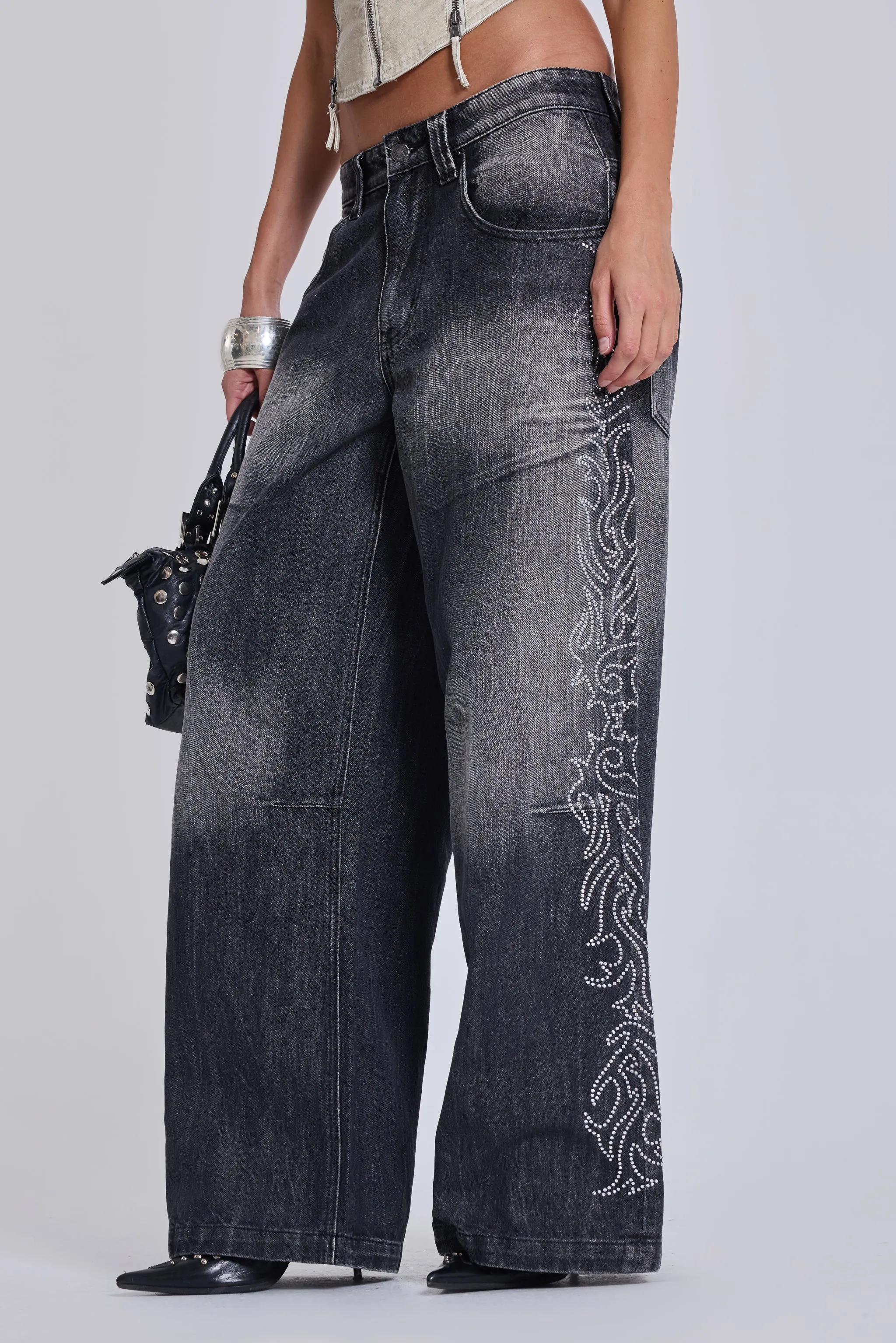Crystalline Colossus Jeans sold by Jaded London product image thumbnail 2