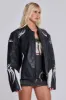 Crash Leather Biker Jacket sold by Jaded London