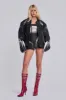 Crash Leather Biker Jacket sold by Jaded London