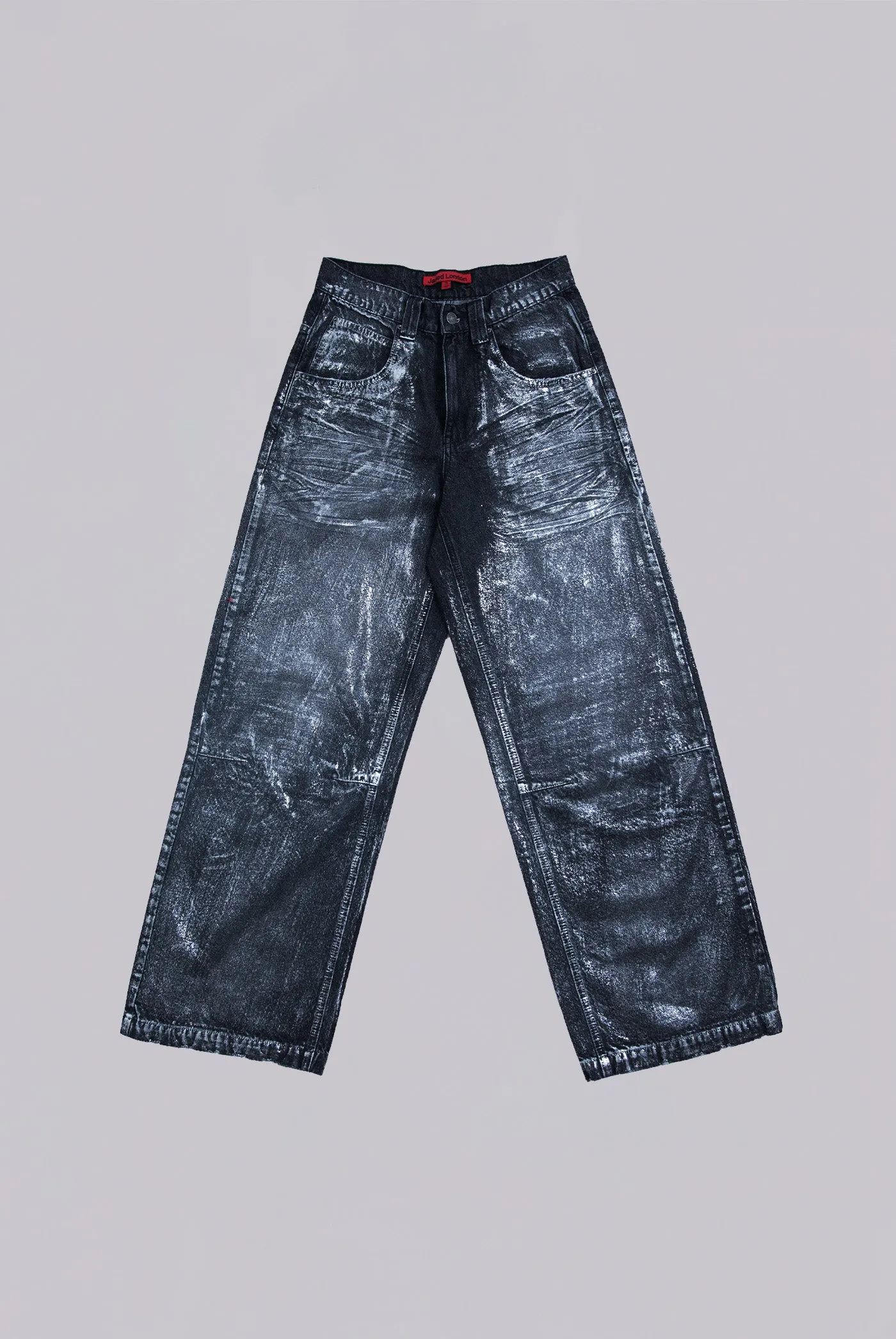 Gunmetal Colossus Jeans sold by Jaded London product image thumbnail 2