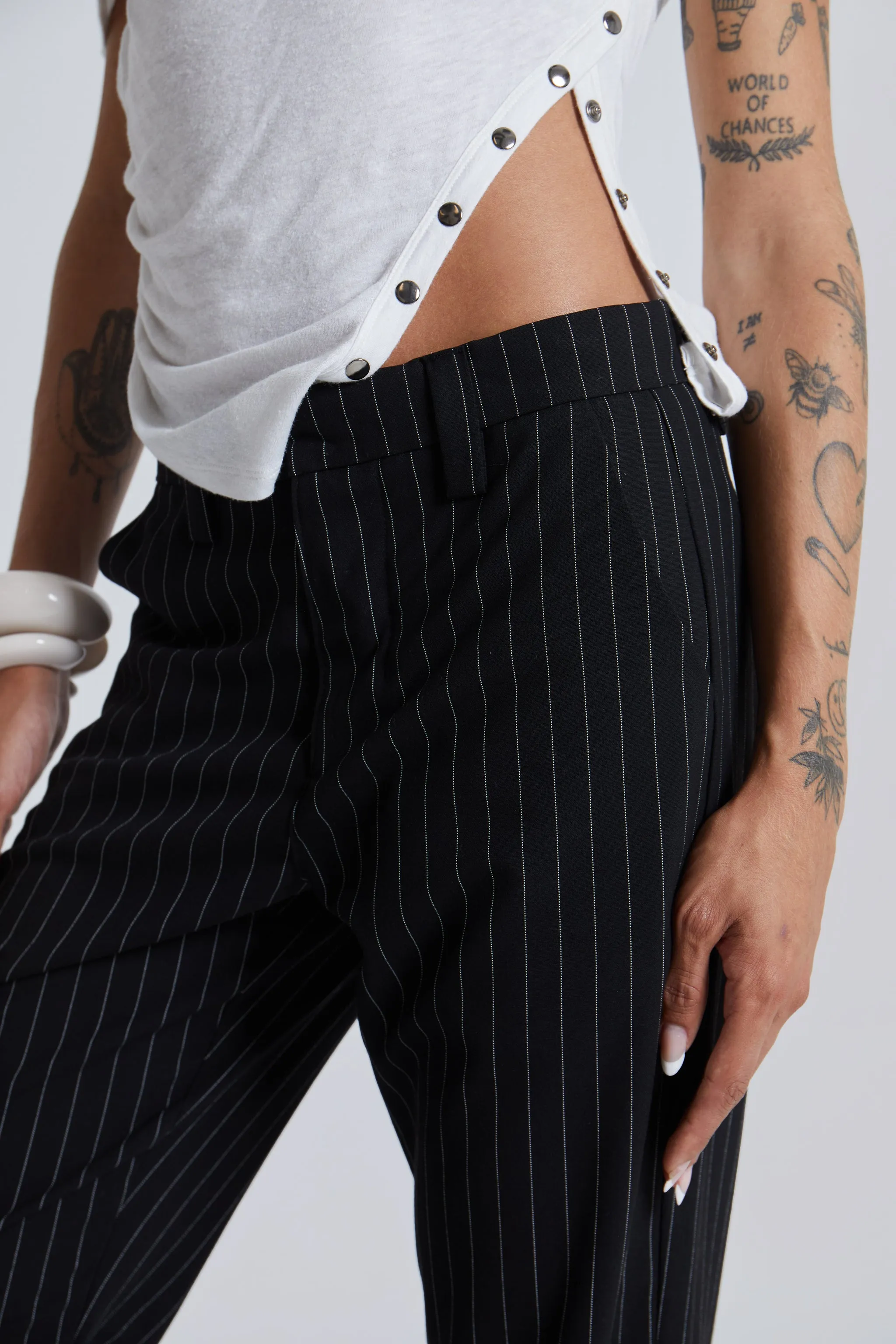 Stacked Bootcut Suit Pants sold by Jaded London product image thumbnail 5