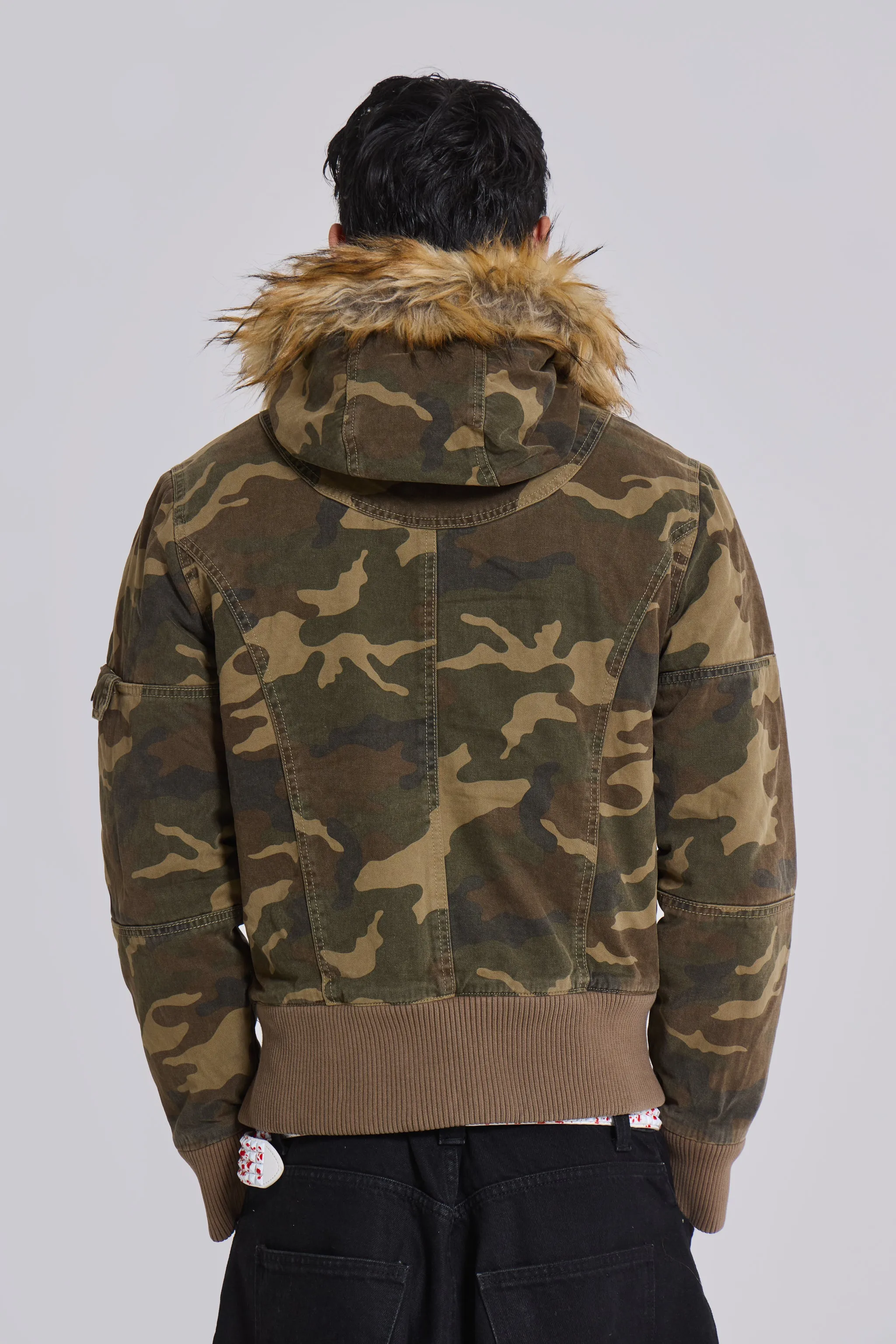 Camo Marshal Jacket sold by Jaded London product image thumbnail 5