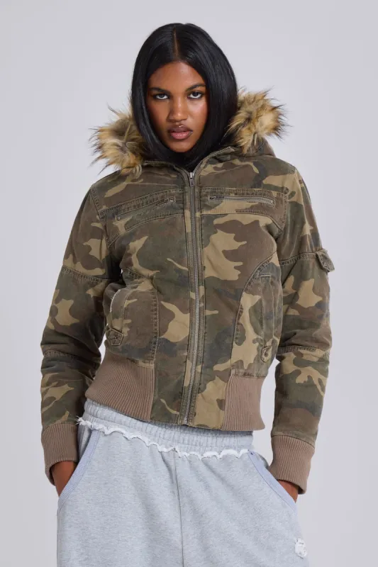 Marshal Camo Jacket sold by Jaded London