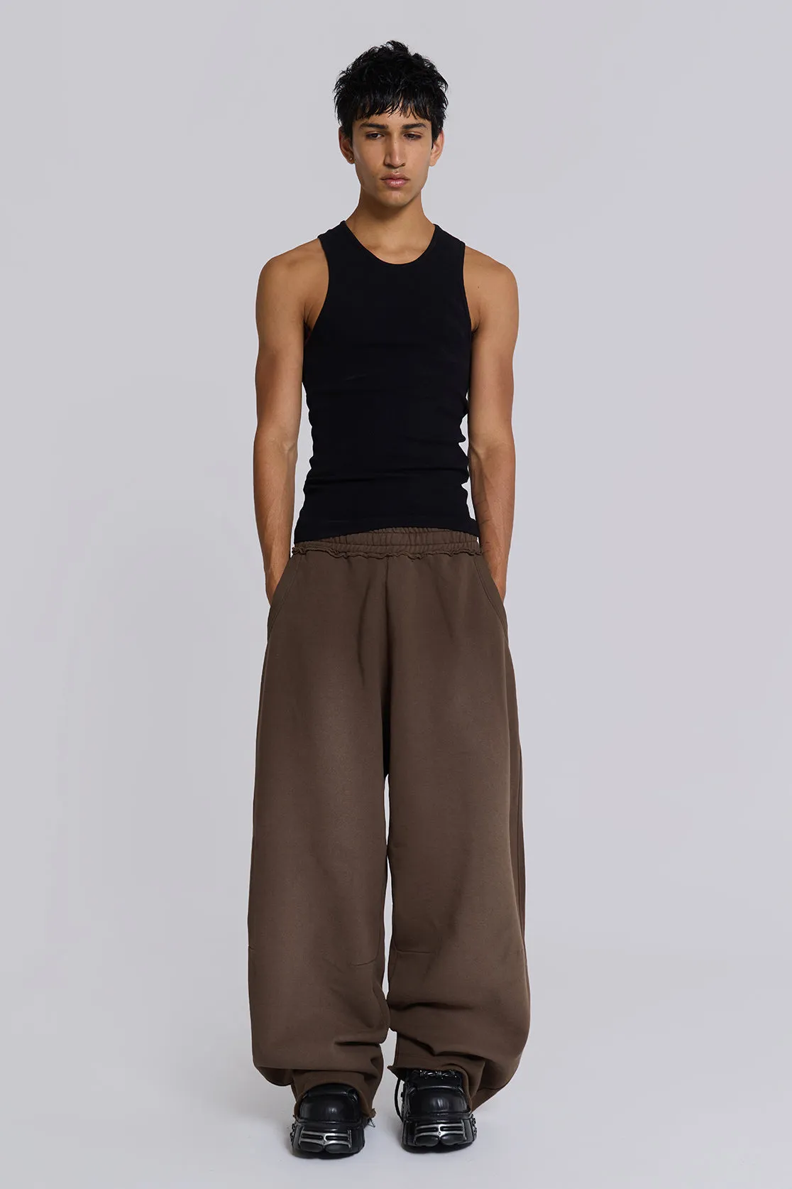 Brown Baggy Monster Joggers sold by Jaded London product image thumbnail 2