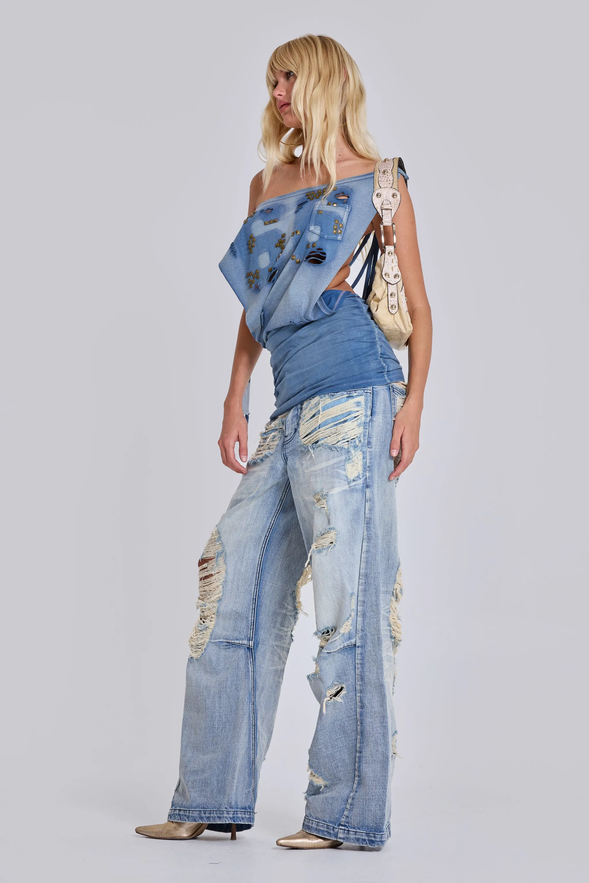 Menace Shredded Colossus Jeans sold by Jaded London product image thumbnail 4