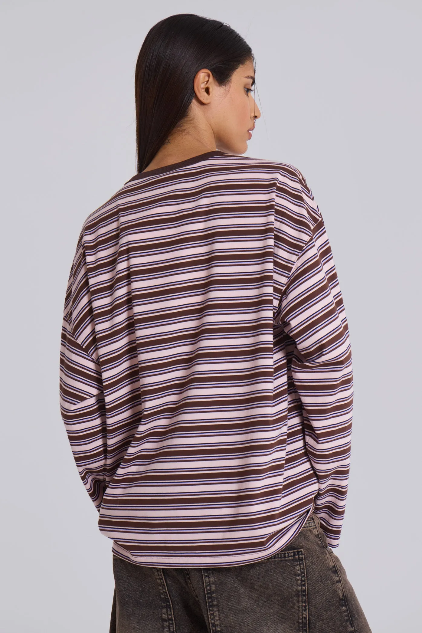 Matilda Stripe Long Sleeve Top sold by Jaded London product image thumbnail 4